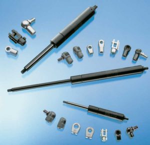 Molle a gas Lift-O-Mat Stabilus con terminali di attacco