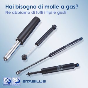 molle a gas Stabilus per diverse applicazioni