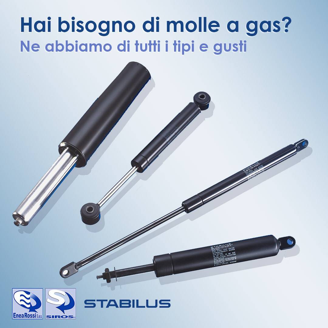 molle a gas Stabilus per diverse applicazioni