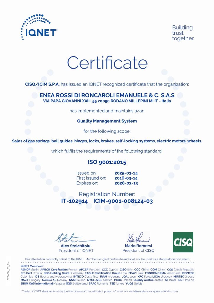 ICIM 9001 008124 03 ENEA ROSSI DI RONCAROLI EMANUELE & C. S page 002