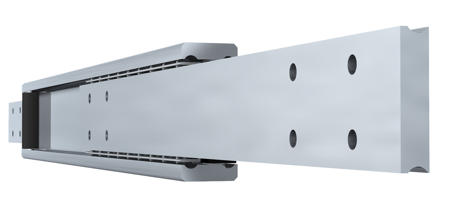 TR 7032 SUPREME bilex double T design two way extension in aluminum (6082 T6)