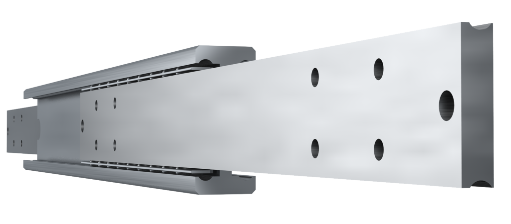 TR 7032 SUPREME double T design in steel C45C E geleider